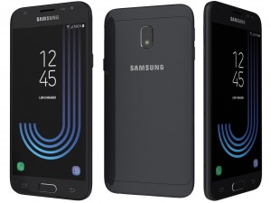 samsung galaxy j3 2017 black 3D Model