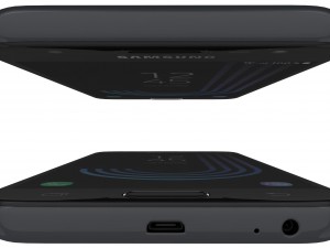 samsung galaxy j3 2017 black 3D Model