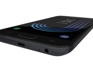 samsung galaxy j3 2017 black 3D Model