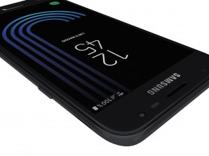 samsung galaxy j3 2017 black 3D Model