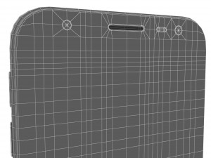 samsung galaxy j3 2017 black 3D Model