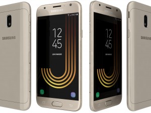 samsung galaxy j3 2017 gold 3D-Modell
