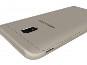 samsung galaxy j3 2017 gold 3D-Modell