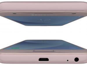 samsung galaxy j3 2017 pink 3D Model