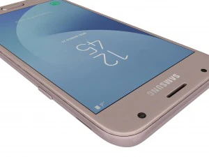 samsung galaxy j3 2017 rosa Modelo 3D
