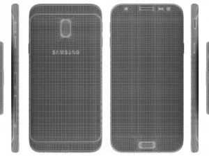 samsung galaxy j3 2017 rosa Modelo 3D