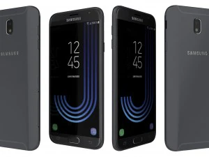 samsung galaxy j7 2017 black 3D Model