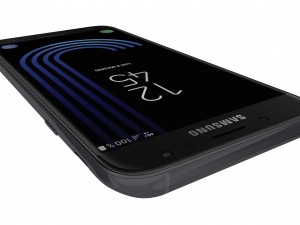 samsung galaxy j7 2017 black Modelo 3D