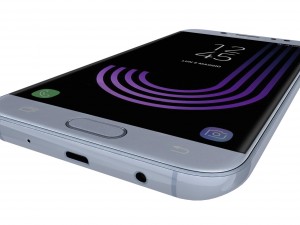 samsung galaxy j7 2017 blue 3D Модель