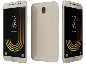 Samsung Galaxy J7 2017 Złoty Model 3D