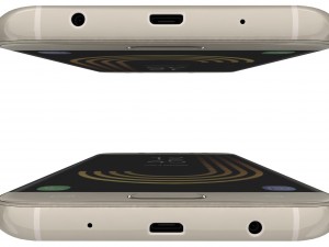 samsung galaxy j7 2017 gold 3D-Modell