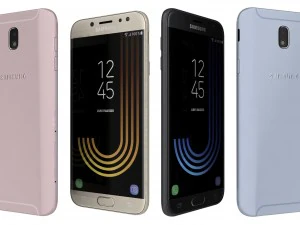 samsung galaxy j7 2017 all colors 3D Model
