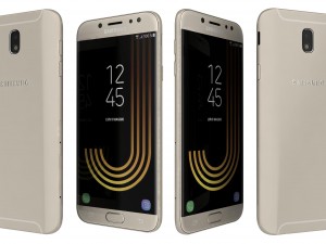 samsung galaxy j7 2017 all colors 3D Model
