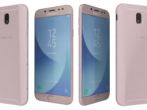 samsung galaxy j7 2017 all colors 3D Model