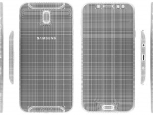 samsung galaxy j7 2017 all colors 3D Model