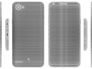 lg q6 astro black 3D Model