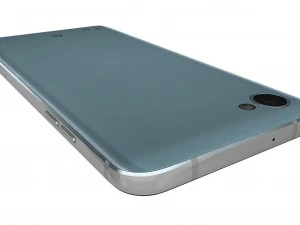 lg q6 ice platinum 3D Model