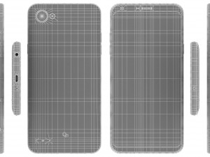lg q6 mystic white Modello 3D