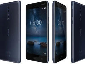nokia 8 polished blue 3D Model