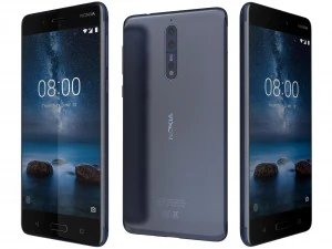nokia 8 ポリッシュブルー 3Dモデル