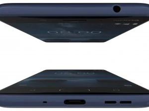 nokia 8 polished blue 3D Model