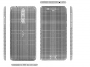 nokia 8 polished blue 3D Model