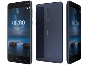 nokia 8 tempered blue 3D Model