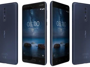 nokia 8 tempered blue 3D Model