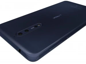 nokia 8 tempered blue 3D Model
