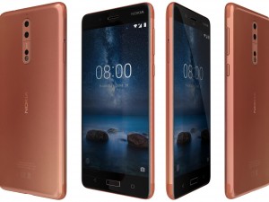 nokia 8 polished copper 3Dモデル