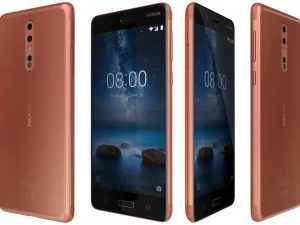 nokia 8 polished copper 3D Model