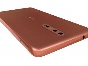 nokia 8 polished copper 3Dモデル