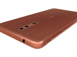 nokia 8 polished copper 3D Model