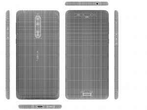 nokia 8 polished copper 3Dモデル