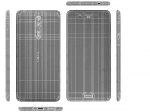 nokia 8 polished copper 3D Model