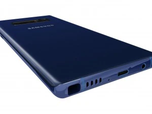samsung galaxy note 8 blue 3D Model