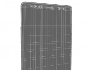 samsung galaxy note 8 blue 3D Model