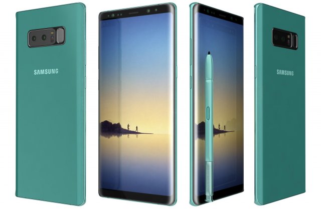 Samsung Galaxy Note 8 All Colors 3D Модель In Телефоны 3DExport
