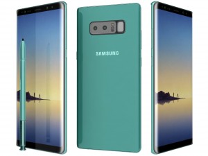 samsung galaxy note 8 deep sea 3D-Modell
