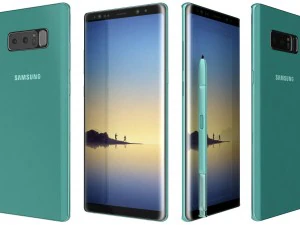 samsung galaxy note 8 deep sea 3D Model