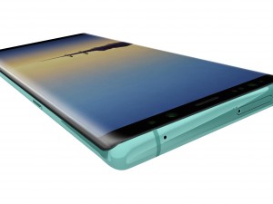 samsung galaxy note 8 deep sea Modelo 3D