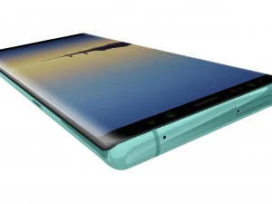 samsung galaxy note 8 deep sea 3D Model