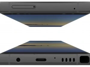 samsung galaxy note 8 midnight black 3D Model