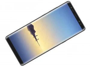 samsung galaxy note 8 midnight black 3D Model