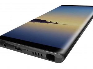 samsung galaxy note 8 midnight black Modelo 3D
