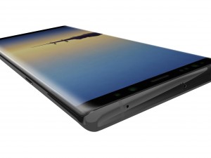 samsung galaxy note 8 midnight black Modelo 3D