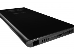 samsung galaxy note 8 midnight black Modelo 3D
