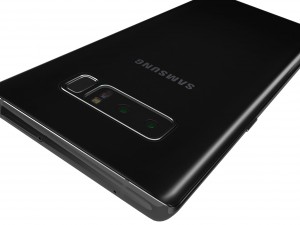 samsung galaxy note 8 midnight black Modelo 3D