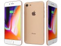 apple iphone 8 gold Model 3D