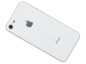 apple iphone 8 silver Modello 3D